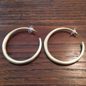 Ann Taylor Gold Hoop Earrings